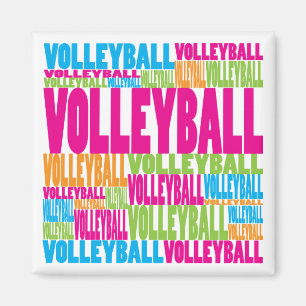 Íman Voleibol colorido