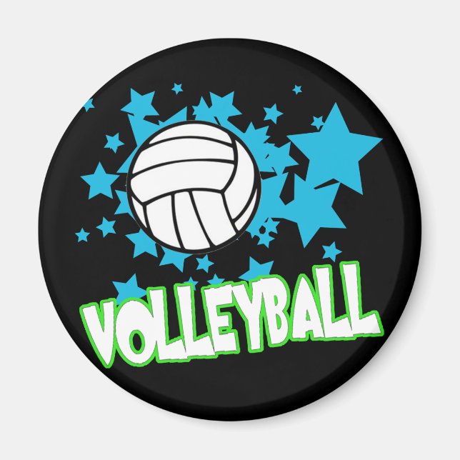 Íman Voleibol com estrelas (Frente)