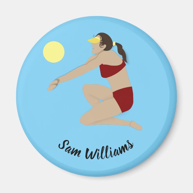 Íman Voleibol de praia (Frente)