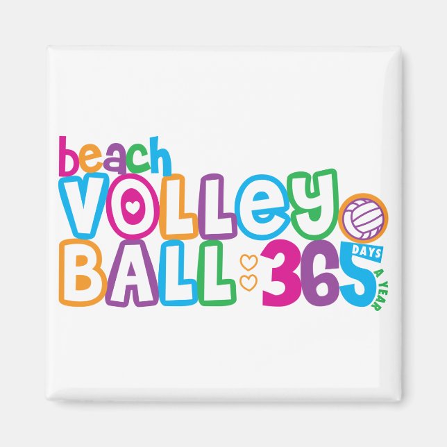 Íman Voleibol de praia 365 (Frente)