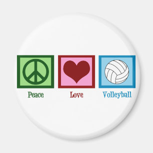 Íman Voleibol do amor da paz