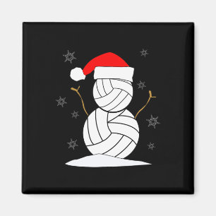 Íman Voleibol Snowman Xmas