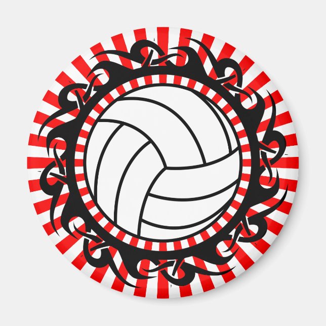 Íman voleibol tribal (Frente)