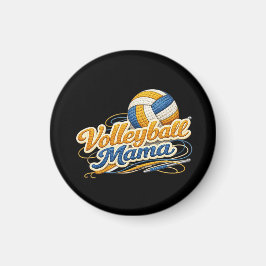 Íman Volleyball Mama Magnet – Retro Volleyball Mom