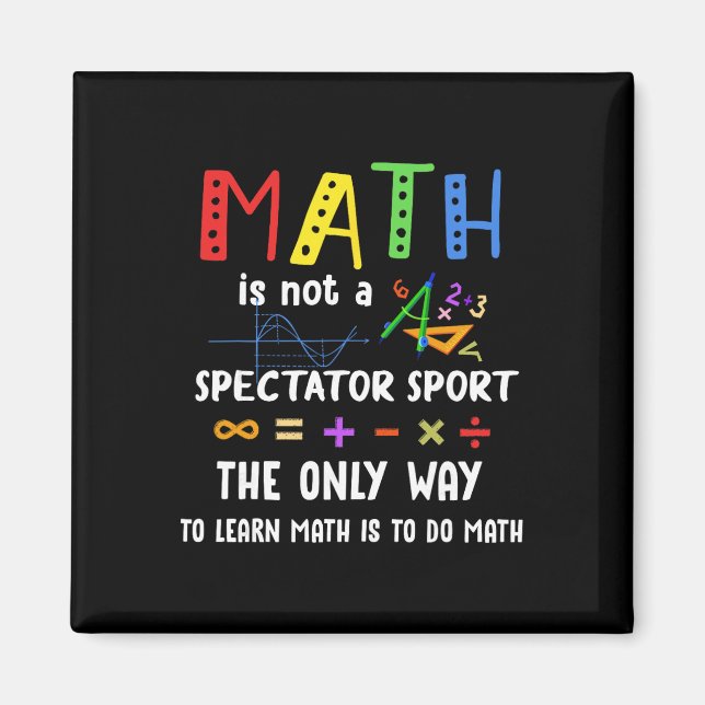 Íman Voltando à Escola Matemática Não É Um Esporte Para (Frente)
