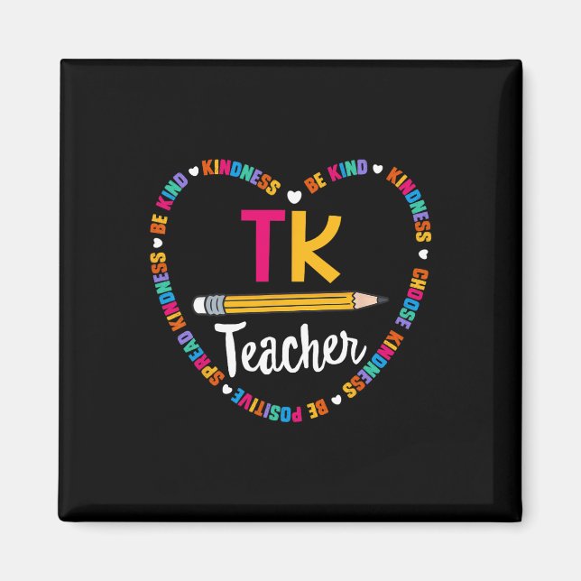 Íman Voltar ao infantário de transição do professor TK  (Frente)