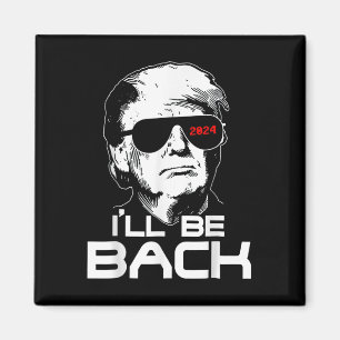 Íman Voltarei Engraçado 45 47 Donald Trump 2024