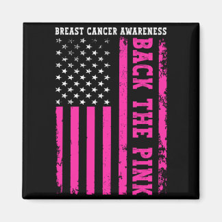 Íman Volte a Bandeira Americana Rosa Câncer de Mama