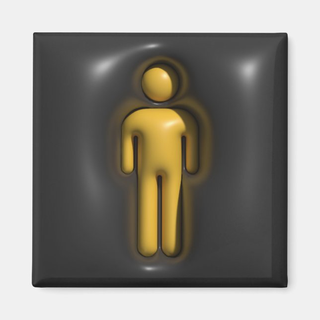 Íman Volume, rapaz, homem (Frente)