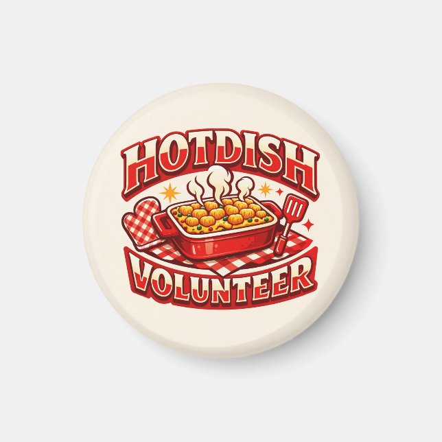 Íman Voluntário HOTDISH (Frente)