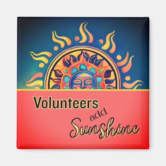 Íman Volunteador Sunshine Magnet (Frente)