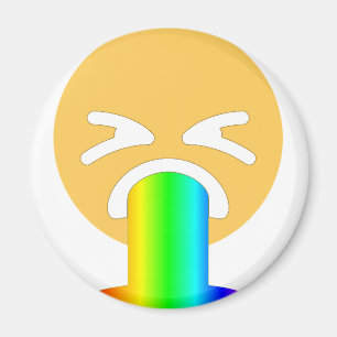 Íman vômito do arco-íris emoji