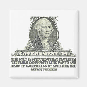 Íman Von Mises no papel moeda
