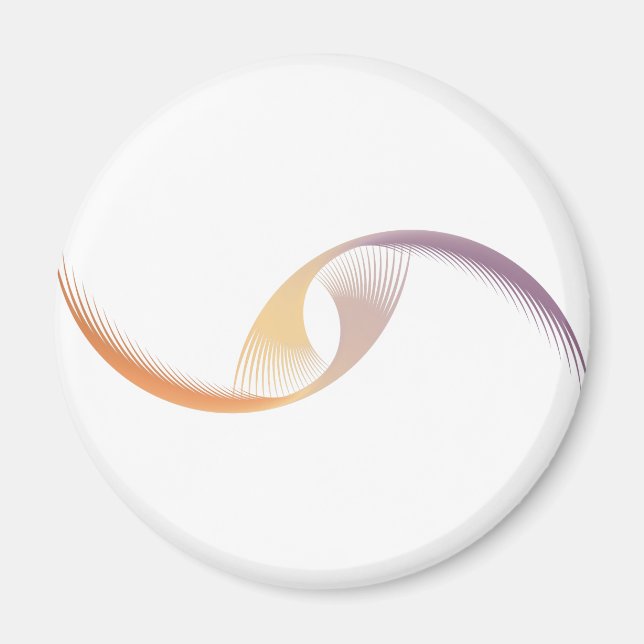 Íman Voo abstrato (Frente)