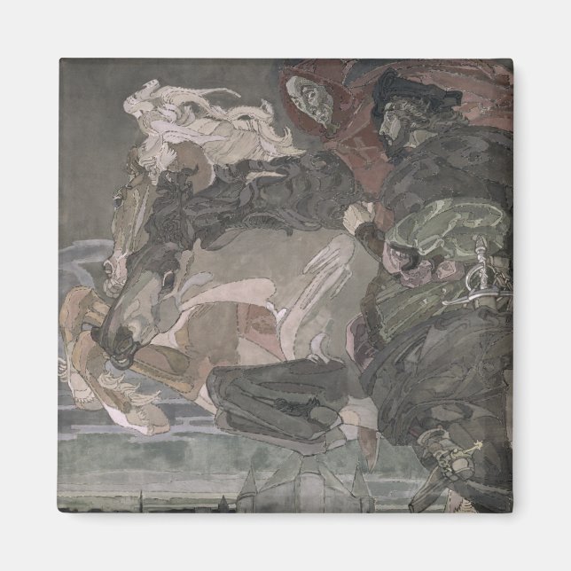 Íman Voo de Faust e Mephistopheles, 1896 (Frente)