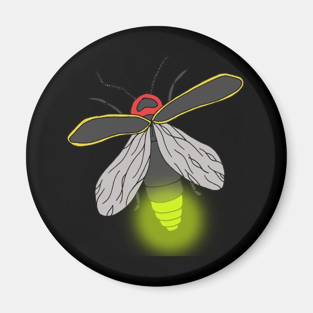 Íman voo de inseto relâmpago aceso (Frente)