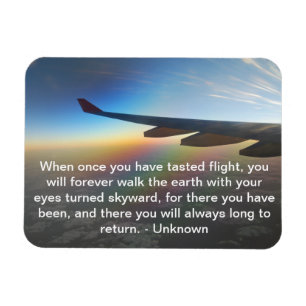 Íman Voo do avião contra Colorida Setting Sun