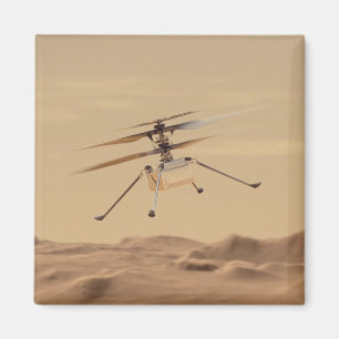 Íman Voo Mars Ingenuity Helicopter