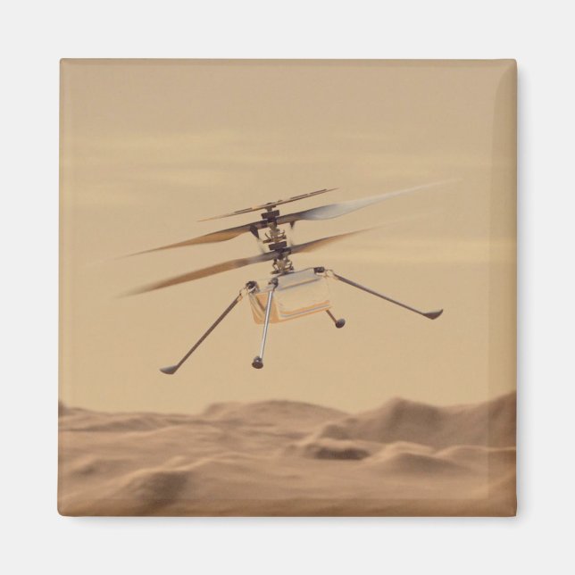 Íman Voo Mars Ingenuity Helicopter (Frente)