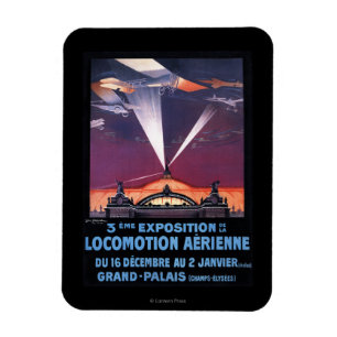 Íman Vôo plano sobre o poster do holofote