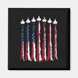 Íman Voo Retro Jet Avião Bandeira Americana Quarto
