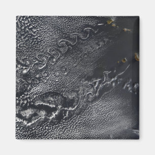 Íman Vortices da nuvem sobre as ilhas de Cabo Verde