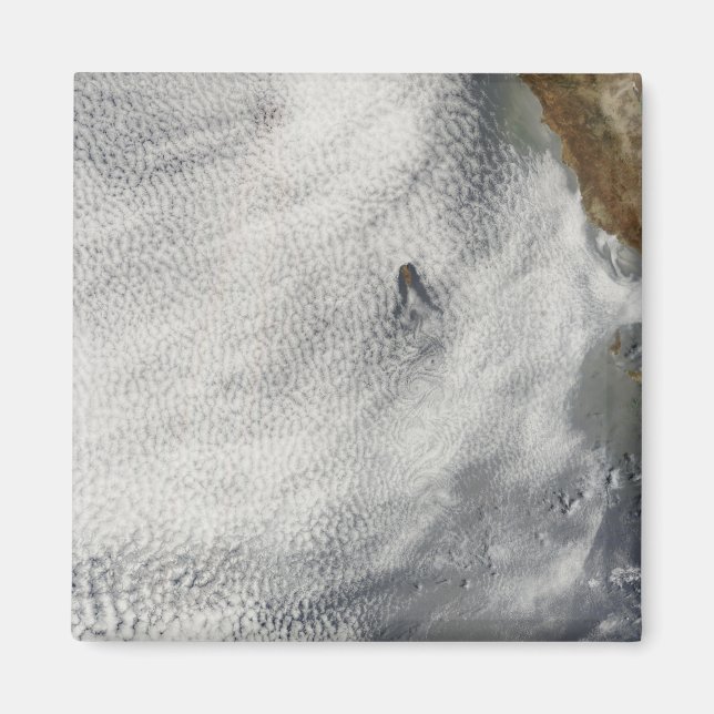 Íman Vórtices em nuvem e glória da Ilha Guadalupe (Frente)