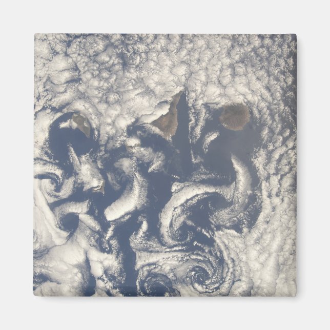 Íman Vórtices em nuvem na zona das Canárias (Frente)