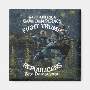 Íman Vot Político Patriótico Trump Partido Republicano