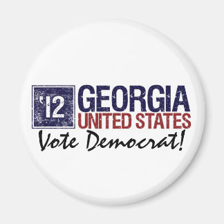 Íman Votação Democrata em 2012 - Vintage Geórgia