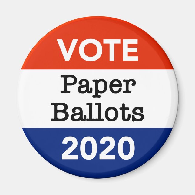 Íman Votação em Boletins 2020 Eleição Presidencial (Frente)