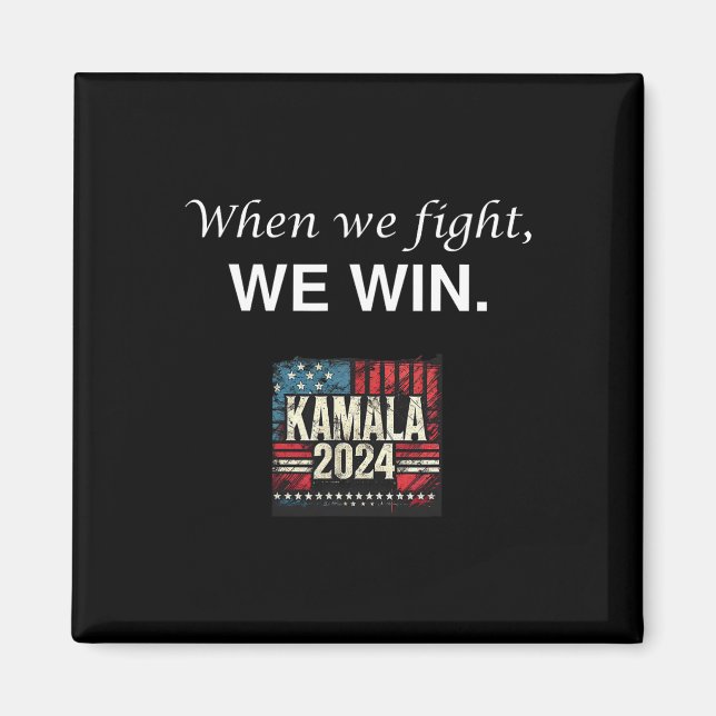 Íman Votamos A Favor Do Presidente Kamala Harris 2024 (Frente)