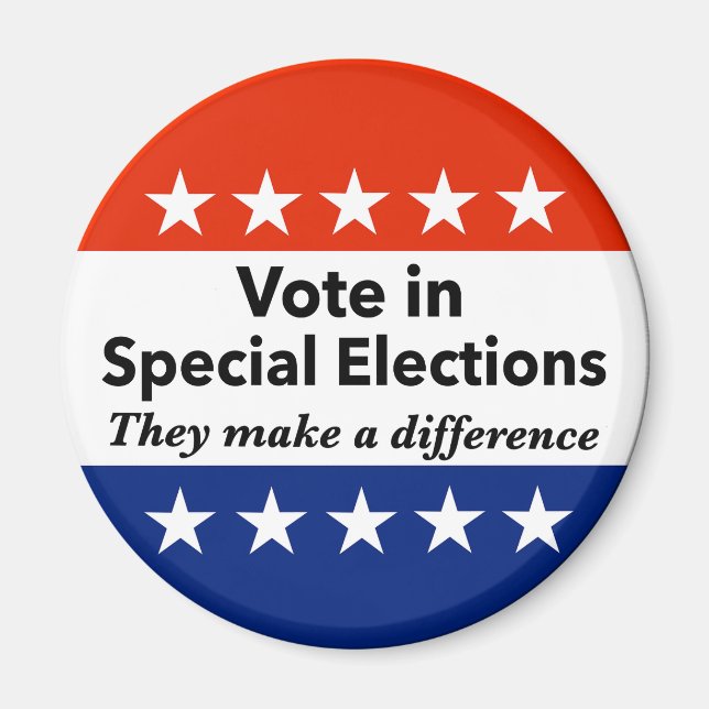 Íman Votar em Eleições Especiais (Frente)