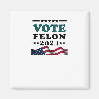 Íman Votar Felon 2024 Condenado Felon Sticker