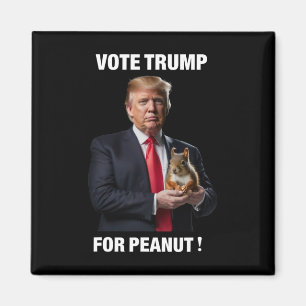 Íman Votar Trump No Peanut O Esquilo 3