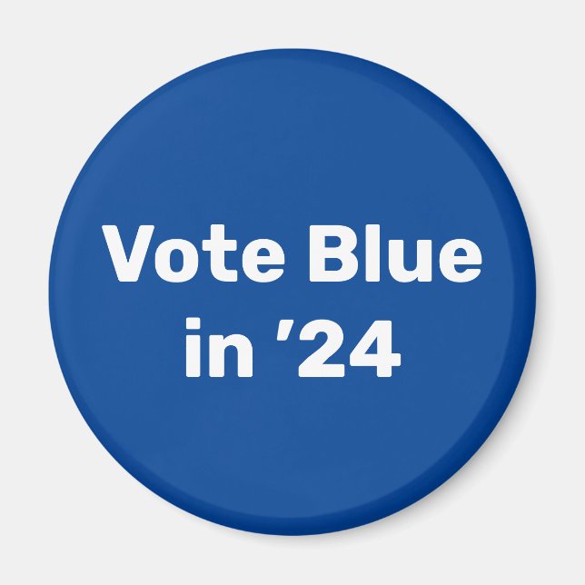 Íman Vote Blue em 2024 (Frente)