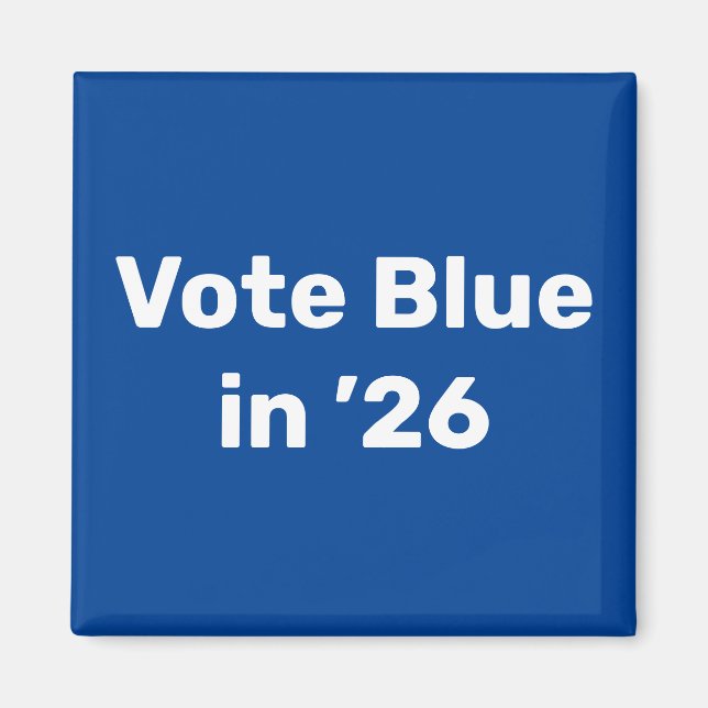 Íman Vote Blue em 2026 (Frente)