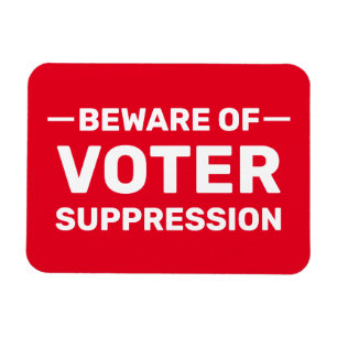 Íman Vote Cedo! Não espere! Cuidado com a supressão d