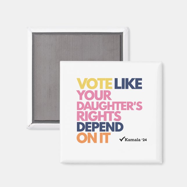 Íman Vote Como Se os Direitos de Sua Filha Dependessem  (Front/Back)