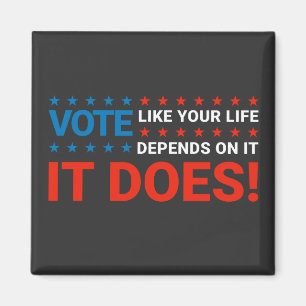 Íman Vote Como Se Sua Vida Dependesse Disso. É Isso!