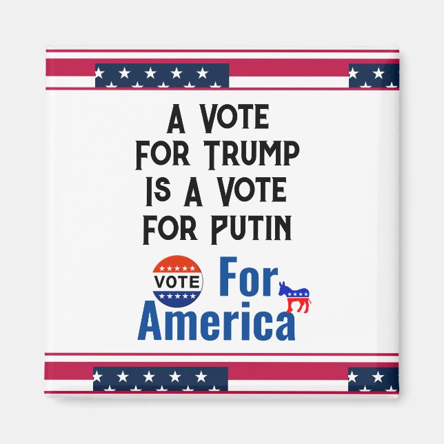 Íman Vote Em America Magnet (Frente)