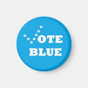 Íman Vote em Azul - Magnete