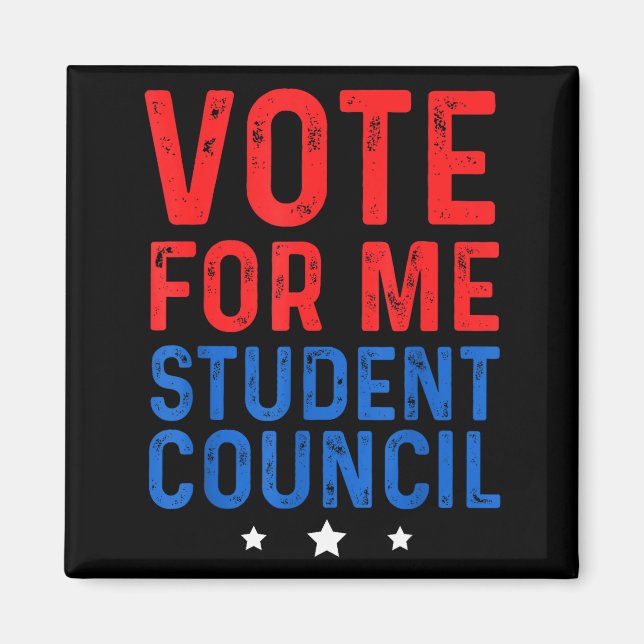 Íman Vote For Me Student Council  (Frente)