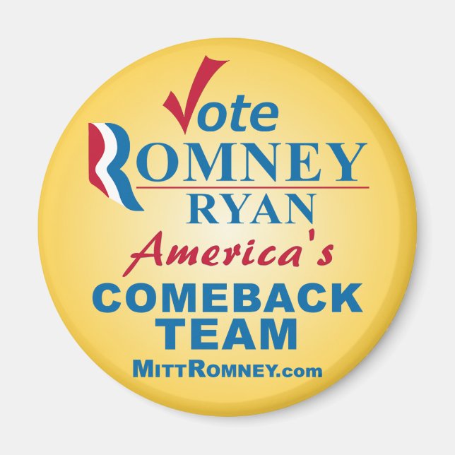 Íman Vote Romney Ryan - Anti Obama (Frente)