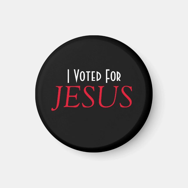 Íman Votei a favor do JESUS Christian (Frente)
