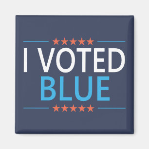 Íman Votei Democrata Azul