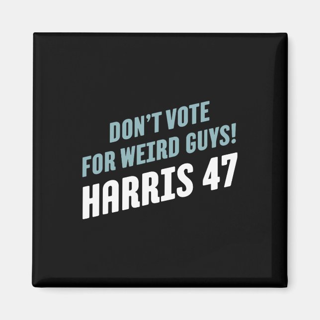 Íman Votem Em Caras Estranhas! Harris 47 (Frente)