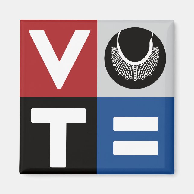 Íman Voto a favor da RBG e da igualdade para todos (Frente)