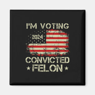 Íman Voto A Favor Do Condenado Felon Funny Pro Trump