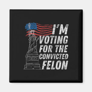 Íman Voto Condenado Felon Funny Pro Trump 2024